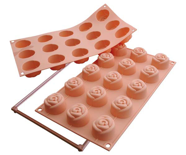 Silikónová forma na pečení SMALL ROSE 15