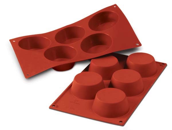 Silikonová forma na 5 ks VELKÝ MUFFIN