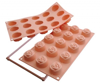 Silikónová forma na pečení SMALL ROSE 15