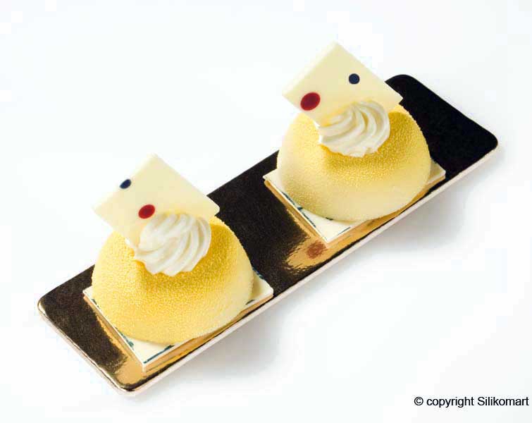 Silikonová forma na 18 ks - Savarin (kulatý)