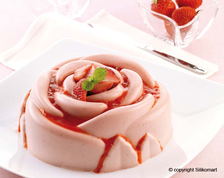 Silikonová forma na pečení RŮŽE 18 cm