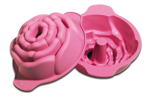 Silikonová forma Růže malá 2 ks