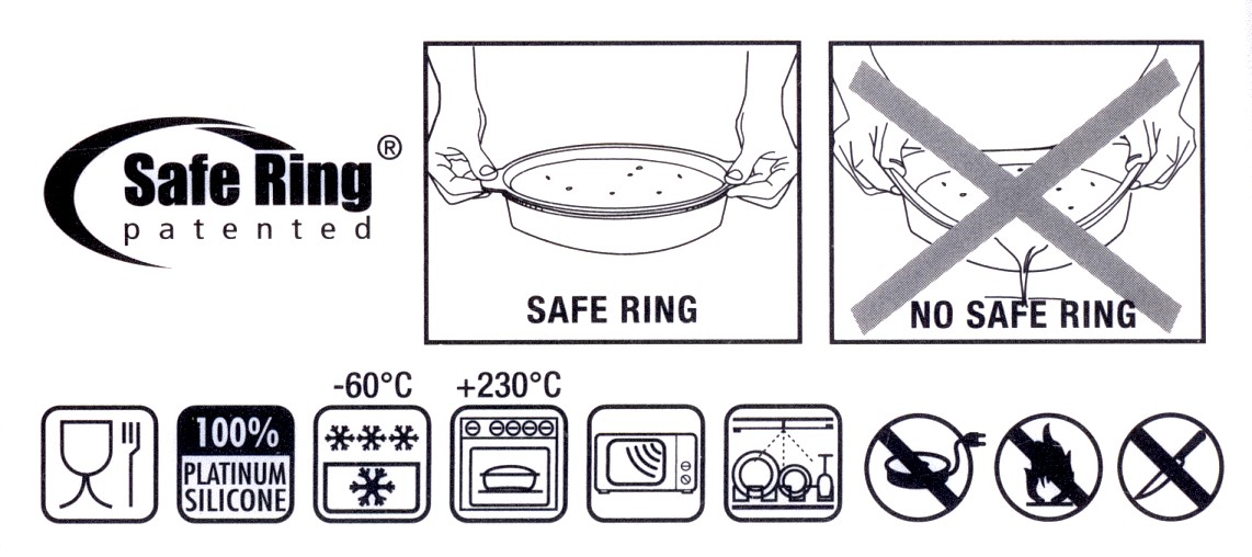 Silikonová forma na pečení FLOWER - obdélník